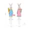 Glitzhome&#xAE; Easter Bunny Boy and Girl Metal D&#xE9;cor, 2ct.